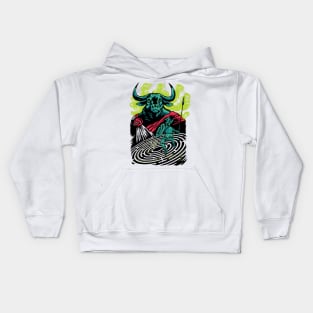 Labyrinth Conquest | Mythical Minotaurus Battle | MythoComix Kids Hoodie